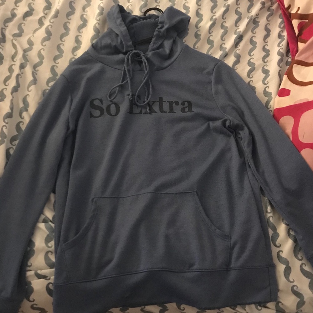 a sweatshirt